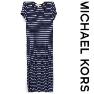 💕SALE💕 Michael Kors Striped Jersey Maxi Dress